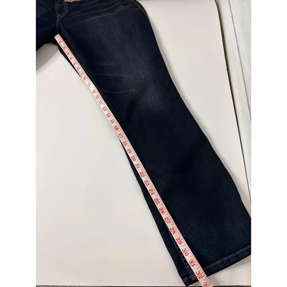 Silver Jeans Suki Slim Boot Power Stretch Jeans Plus Size 20W Dark Wash